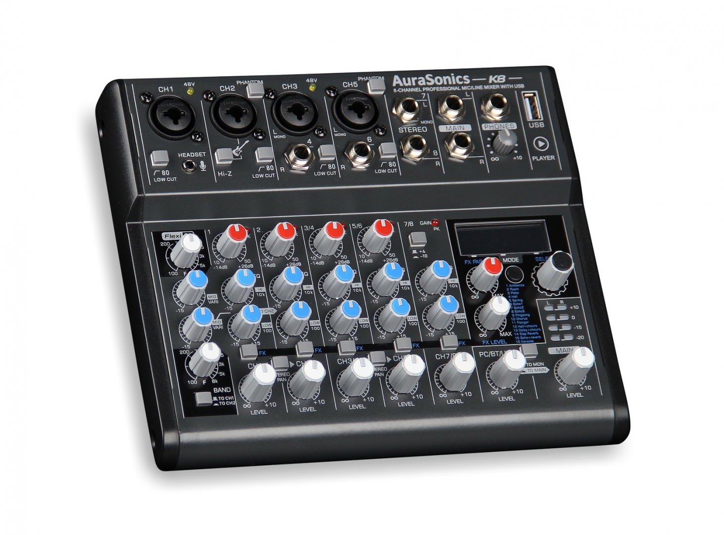AuraSonics K8 компактный микшерный пульт в Красноярском крае