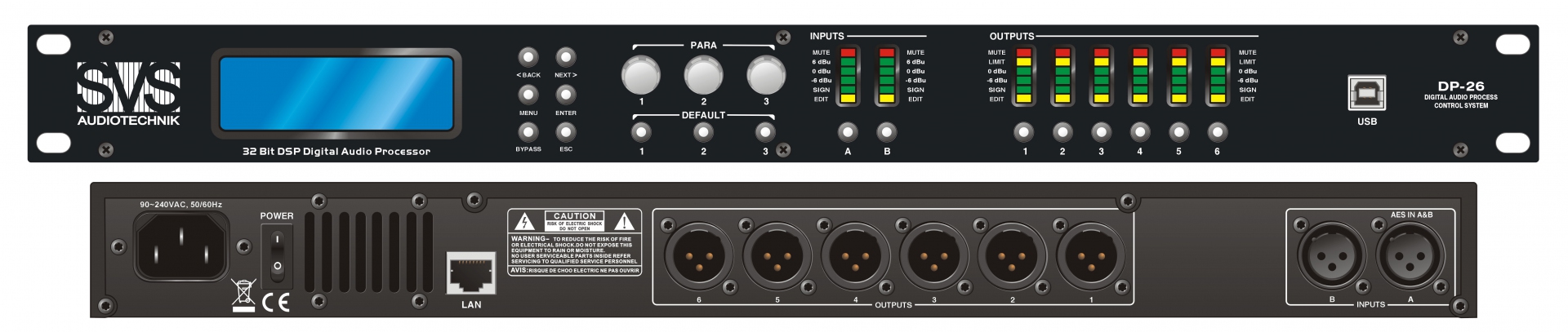 SVS Audiotechnik DP-26 Цифровой процессор: 2 входа 6 выходов в Красноярском крае